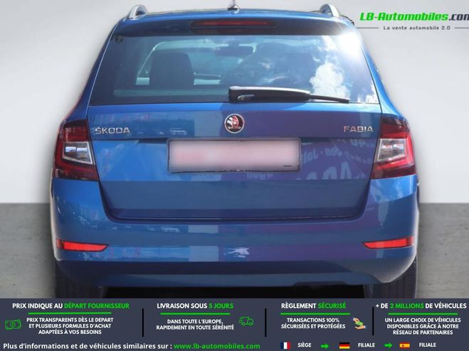 Skoda Fabia 1.0 TSI 110 ch BVA Bleu M�tallique de 2019