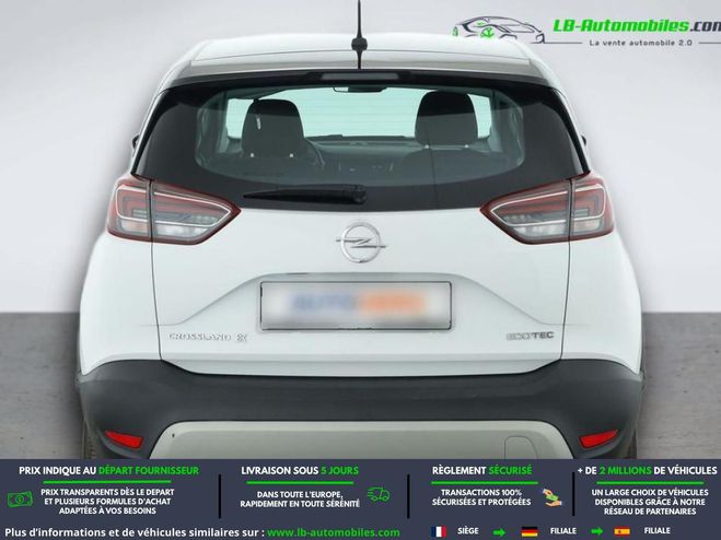 Opel Crossland X 1.2 Turbo 110 ch BVM Blanc de 2019