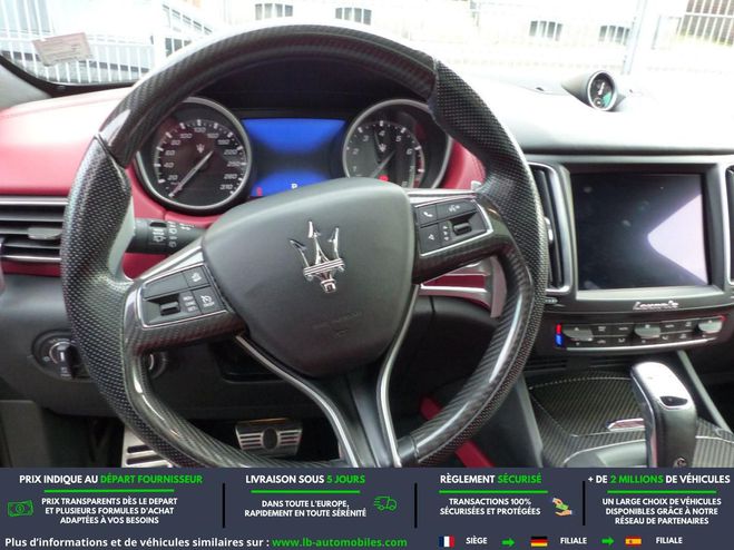 Maserati Levante 3.0 V6 Bi-Turbo 350 Q4 Noir de 2019