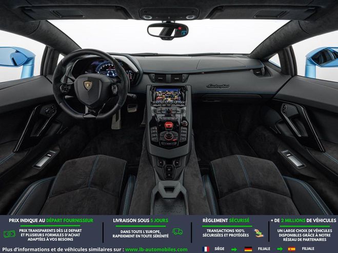 Lamborghini Aventador S 6.5 V12 740 Bleu de 2020