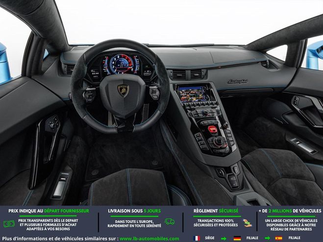 Lamborghini Aventador S 6.5 V12 740 Bleu de 2020
