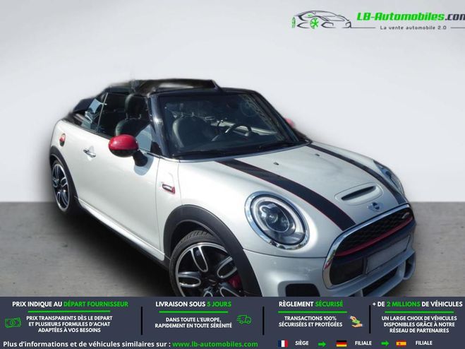 Mini Cabrio 231 ch John  Works BVA Blanc M�tallique de 2016