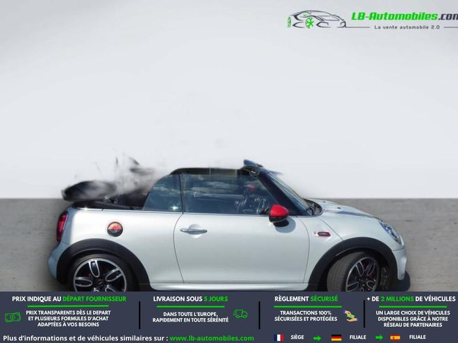 Mini Cabrio 231 ch John  Works BVA Blanc M�tallique de 2016