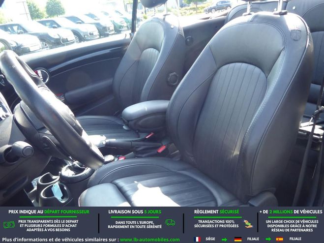 Mini Cabrio 231 ch John  Works BVA Blanc M�tallique de 2016