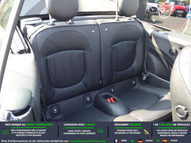 Mini Cabrio 231 ch John  Works BVA Blanc M�tallique de 2016