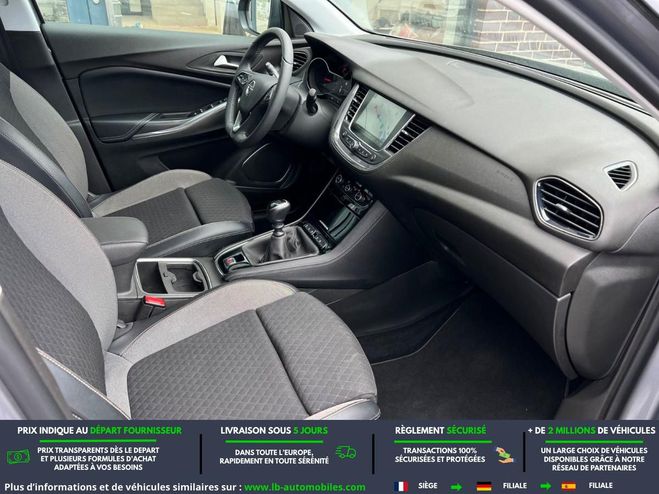 Opel Grandland X 1.2 Turbo 130 ch BVM Gris M�tallique de 2019