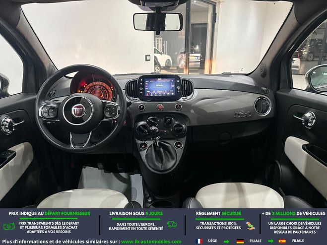 Fiat 500 1.2 69 ch BVA Gris de 2021