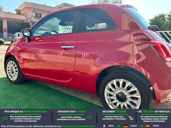 Fiat 500 1.2 69 ch BVA Rouge de 2021