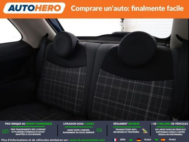 Fiat 500 1.3 MULTIJET 95 CH Bleu M�tallique de 2018