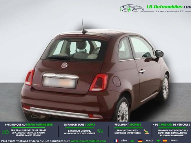 Fiat 500 1.2 69 ch BVA Rouge M�tallique de 2017