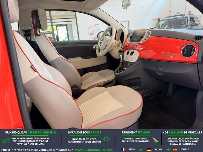 Fiat 500 1.2 69 ch BVA Orange de 2017