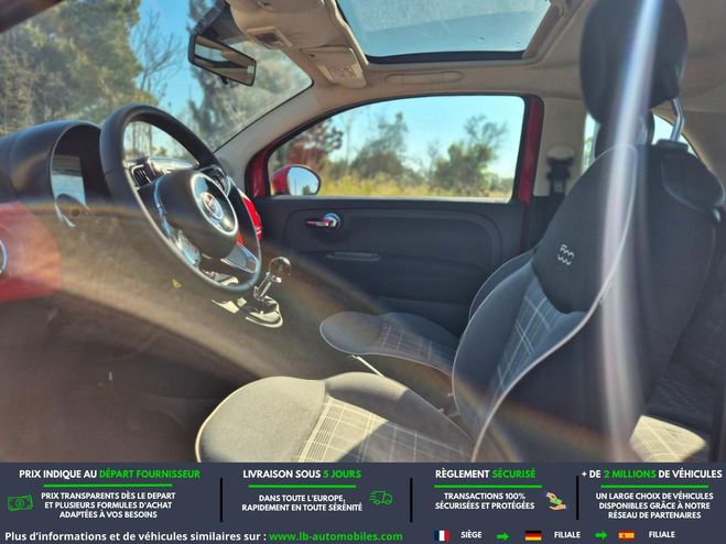 Fiat 500 0.9 85 ch TwinAir BVM Rouge de 2018