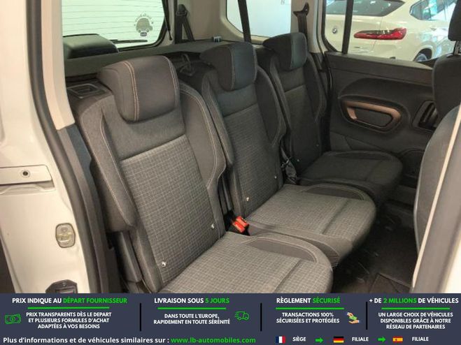 Peugeot Rifter BlueHDi 100  BVM Blanc M�tallique de 2019