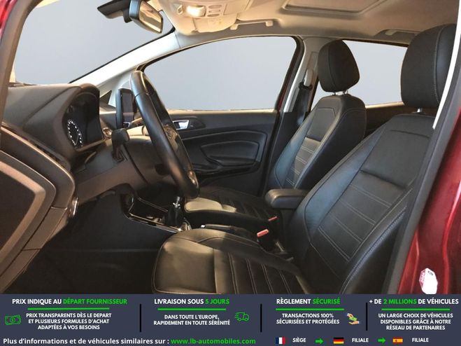 Ford Ecosport 1.0 EcoBoost 140 BVM Rouge M�tallique de 2018