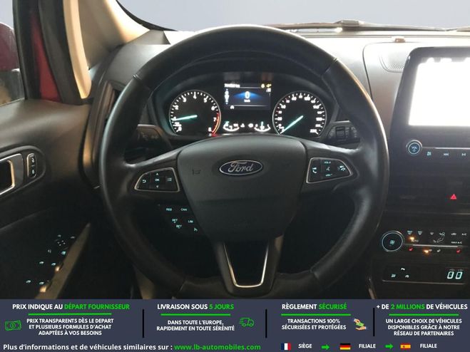 Ford Ecosport 1.0 EcoBoost 140 BVM Rouge M�tallique de 2018
