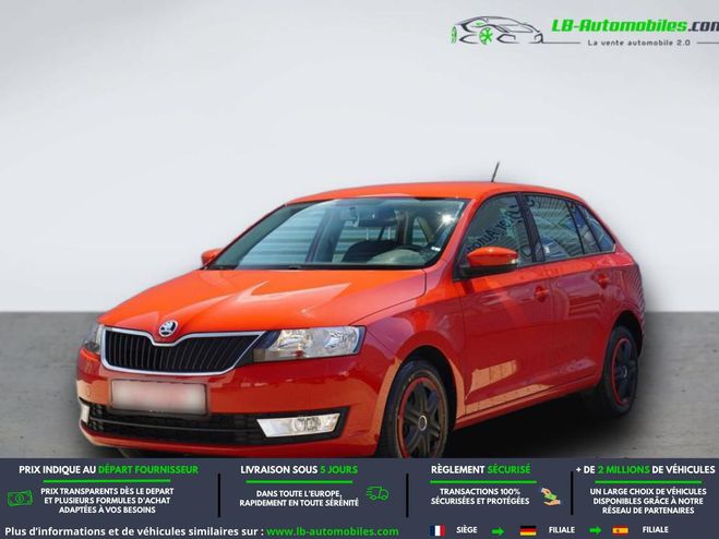 Skoda Rapid 1.2 TSI 90 ch BVM Rouge M�tallique de 2016