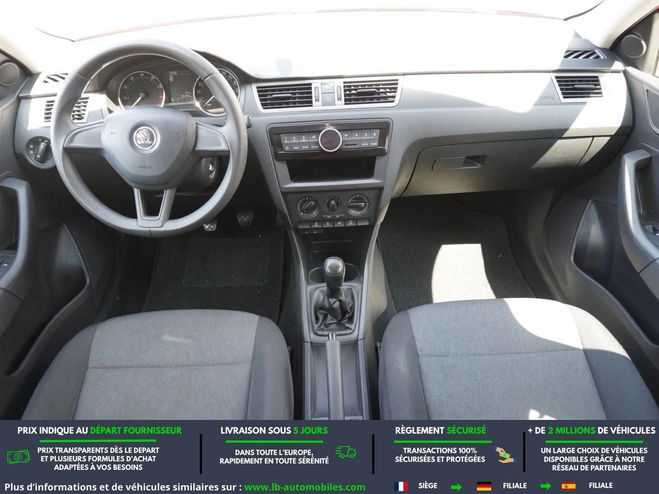Skoda Rapid 1.2 TSI 90 ch BVM Rouge M�tallique de 2016