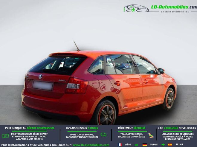 Skoda Rapid 1.2 TSI 90 ch BVM Rouge M�tallique de 2016