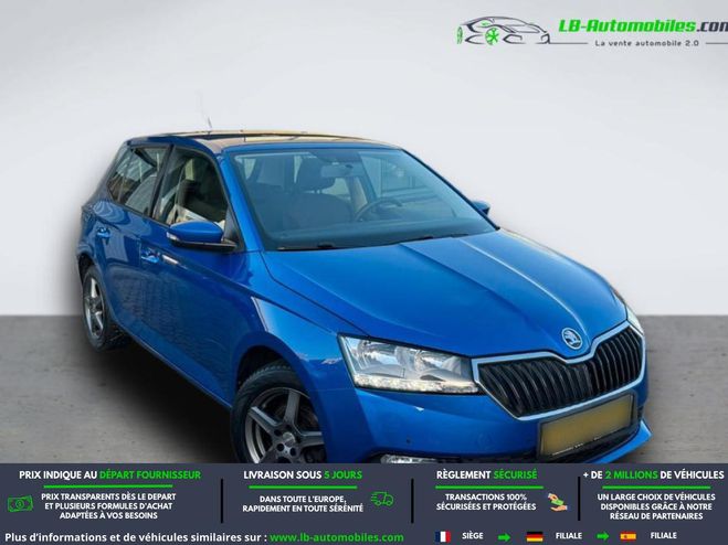 Skoda Fabia 1.0 MPI 75 ch BVM Bleu M�tallique de 2018