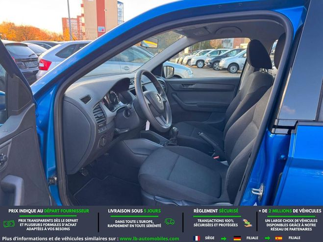 Skoda Fabia 1.0 MPI 75 ch BVM Bleu M�tallique de 2018