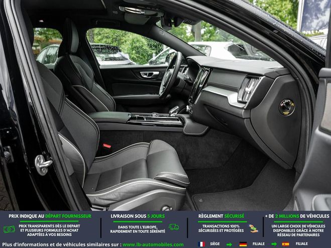 Volvo V60 T8 AWD 310 ch + 145 ch BVA Noir de 2023