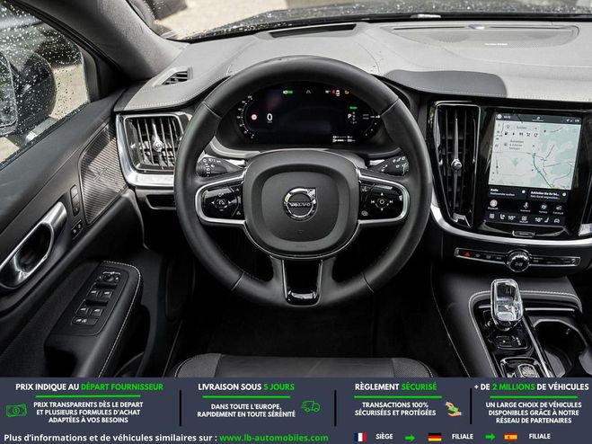 Volvo V60 T8 AWD 310 ch + 145 ch BVA Noir de 2023