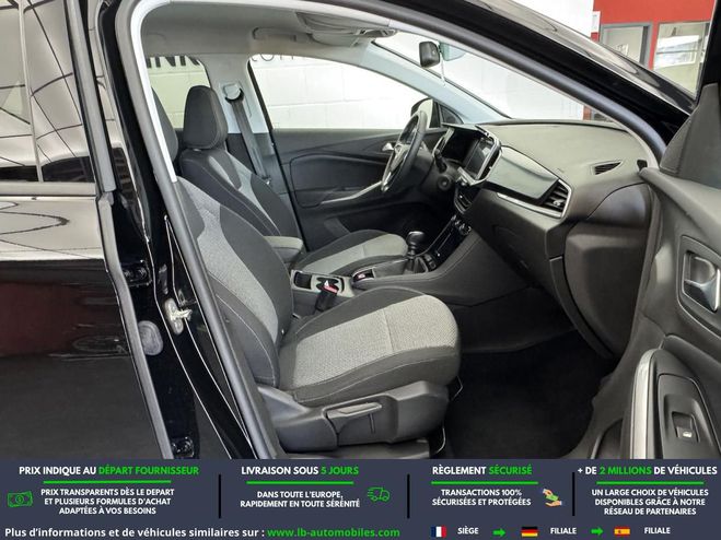 Opel Grandland 1.2 Turbo 130 ch BVM Noir M�tallique de 2022
