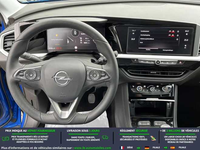 Opel Grandland 1.2 Turbo 130 ch BVM Bleu M�tallique de 2023