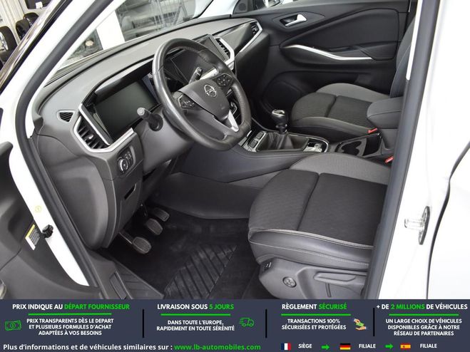 Opel Grandland 1.2 Turbo 130 ch BVM Blanc de 2022
