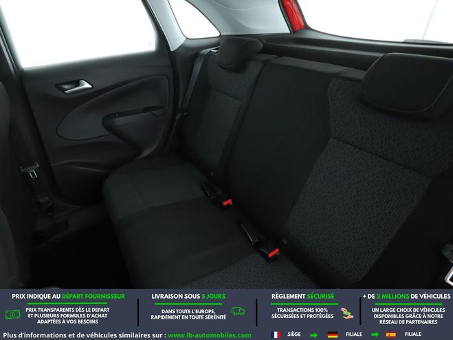 Opel Crossland X 1.2 Turbo 110 ch BVM Rouge M�tallique de 2018