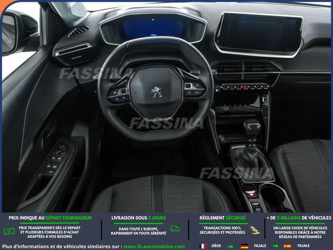 Peugeot 208 BlueHDi 100  BVM Jaune M�tallique de 2021