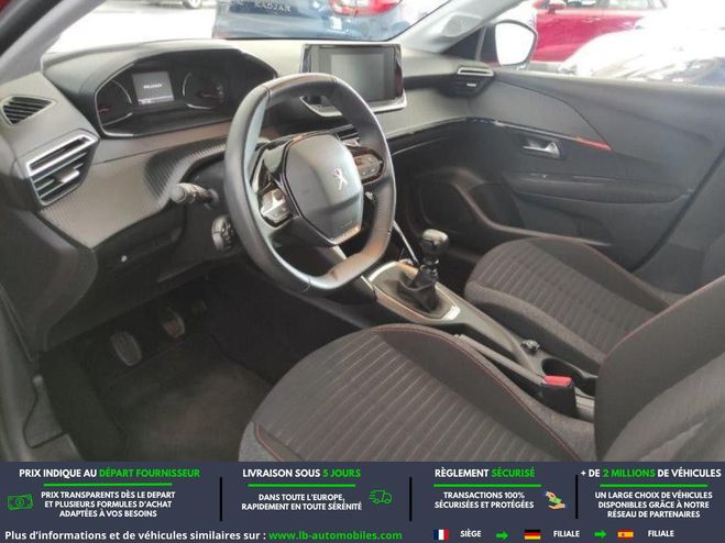 Peugeot 208 BlueHDi 100  BVM Rouge de 2022
