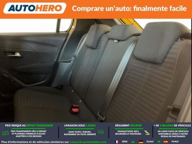 Peugeot 208 PureTech 75  BVM Jaune M�tallique de 2020