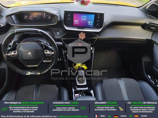 Peugeot 208 PureTech 100  BVA Jaune M�tallique de 2019