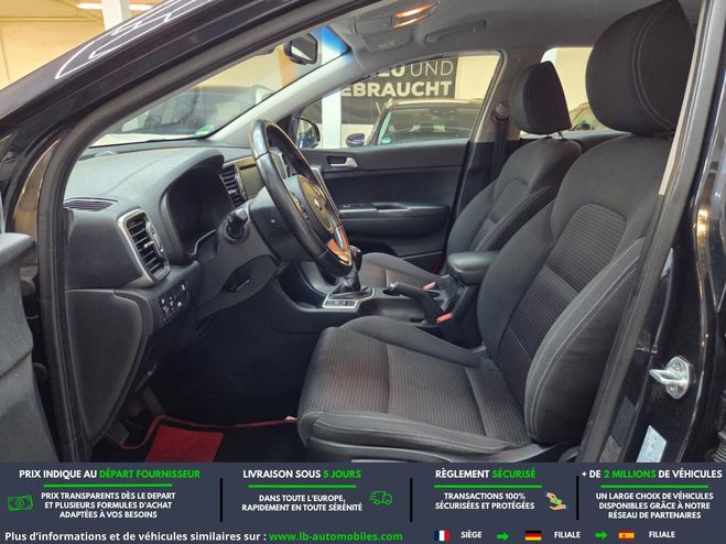 Kia Sportage 1.6 GDi 132 4x2 Noir M�tallique de 2016