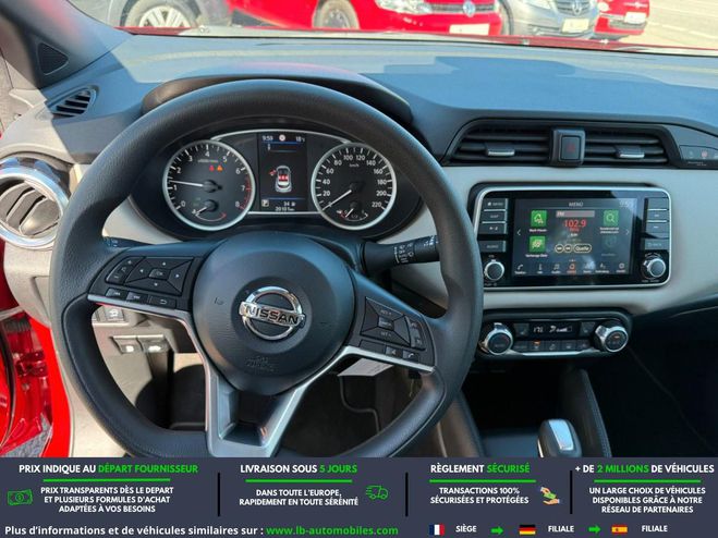 Nissan Micra IG-T 92 BVA Rouge M�tallique de 2022
