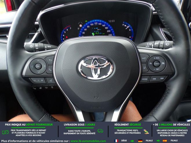Toyota Corolla Hybride 122h BVA Rouge de 2020