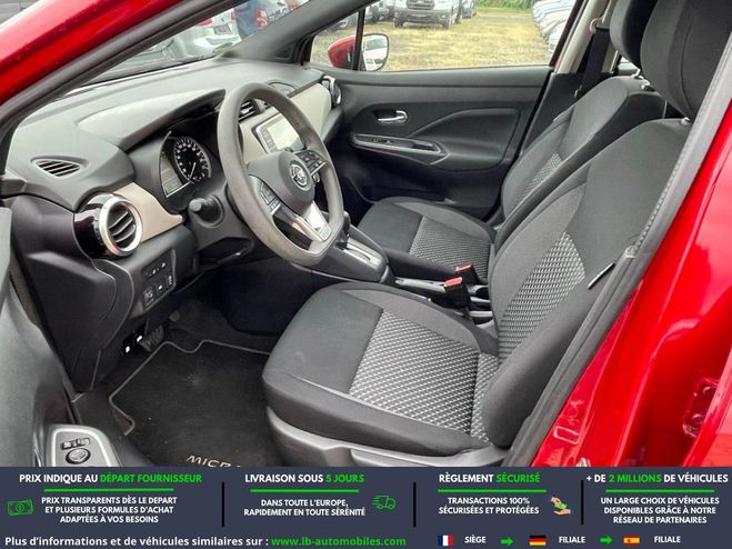Nissan Micra IG-T 92 BVA Rouge M�tallique de 2022