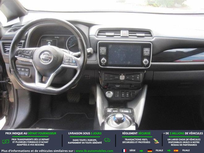 Nissan Leaf Electrique 62kWh 217 ch BVA Noir M�tallique de 2021