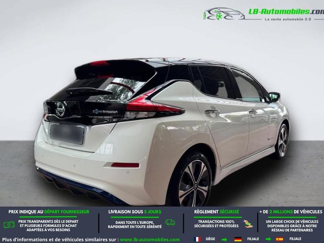Nissan Leaf Electrique 62kWh 217 ch BVA Blanc de 2021