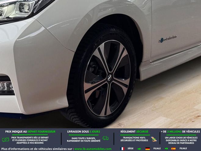 Nissan Leaf Electrique 62kWh 217 ch BVA Blanc de 2021