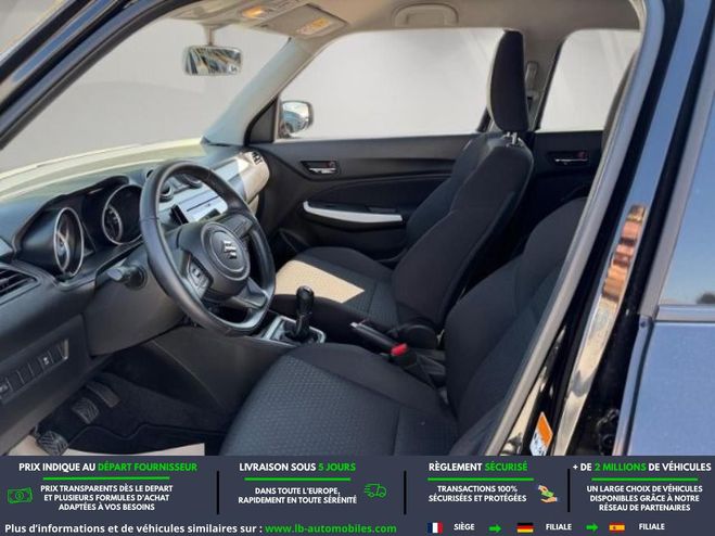 Suzuki Swift 1.2 Dualjet 90ch Noir de 2019