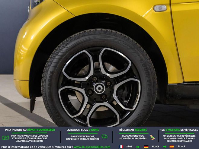 Smart Fortwo 0.9 90 ch  BVA Jaune M�tallique de 2018