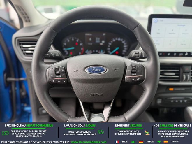 Ford Focus 1.0 Flexifuel 125 mHEV BVA Bleu M�tallique de 2023
