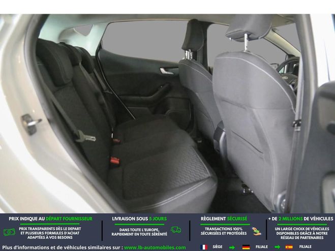 Ford Fiesta 1.0 EcoBoost 125 ch mHEV BVM Blanc de 2024