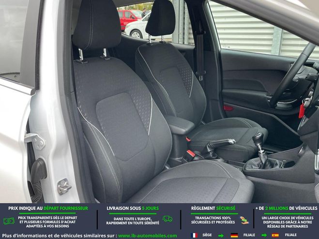 Ford Fiesta 1.0 EcoBoost 100 ch BVM Blanc M�tallique de 2019