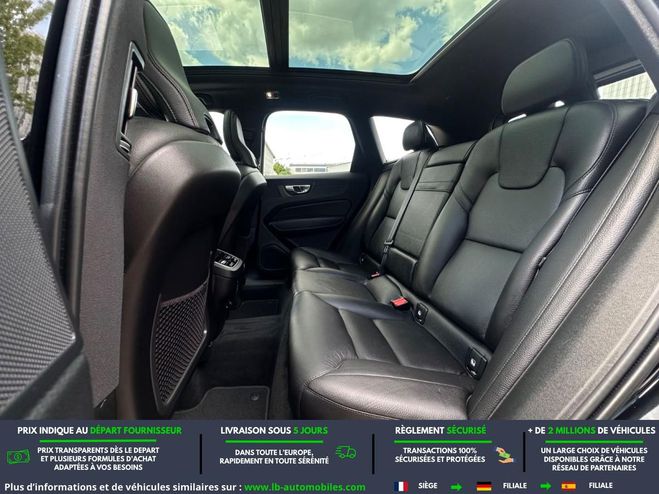 Volvo XC60 T6 AWD 310 ch BVA Noir M�tallique de 2020