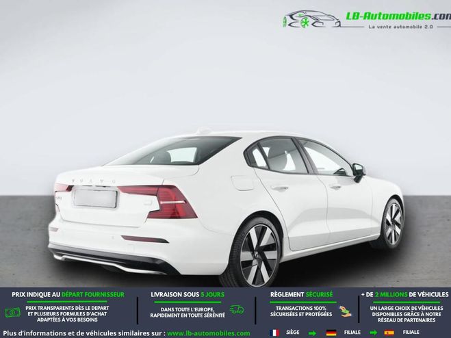 Volvo S60 T8 AWD 310 ch + 145 ch BVA Blanc M�tallique de 2023