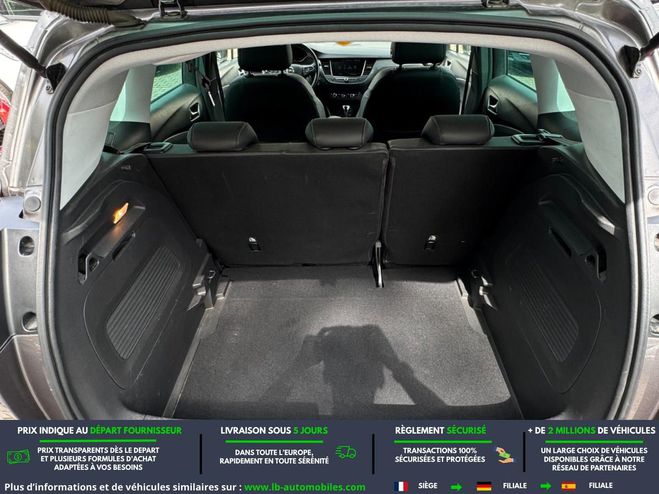 Opel Crossland X 1.2 Turbo 130 ch BVA Gris M�tallique de 2020