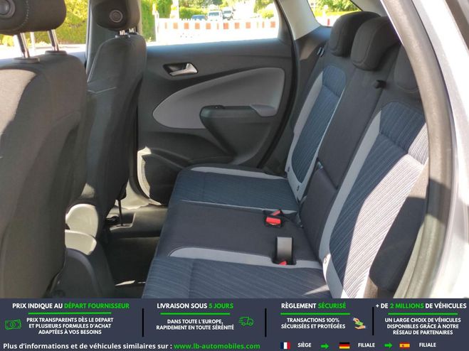 Opel Crossland X 1.2 Turbo 130 ch BVA Gris M�tallique de 2020